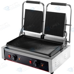 Parrilla Asador Electrico 15 Porciones Antiadherente 42% Menos