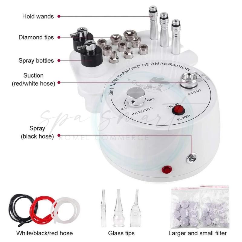 Máquina de microdermoabrasión de diamante