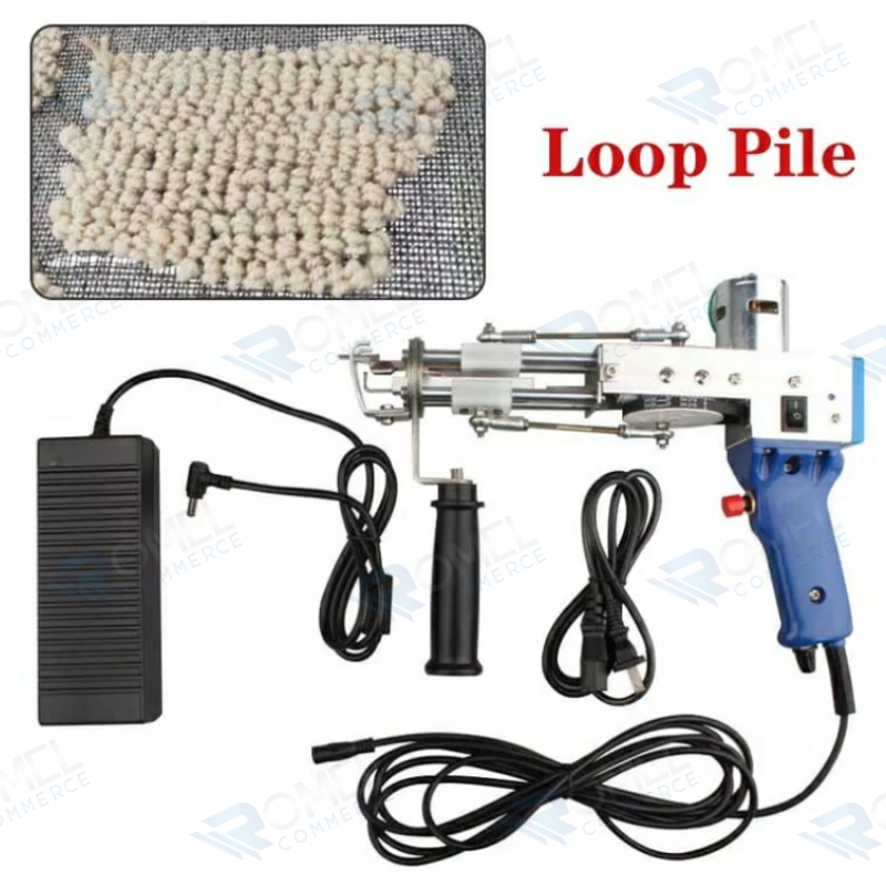 MAQUINA ELECTRICA DE CORTE DE ALFOMBRAS PISTOLA DE TUFTING