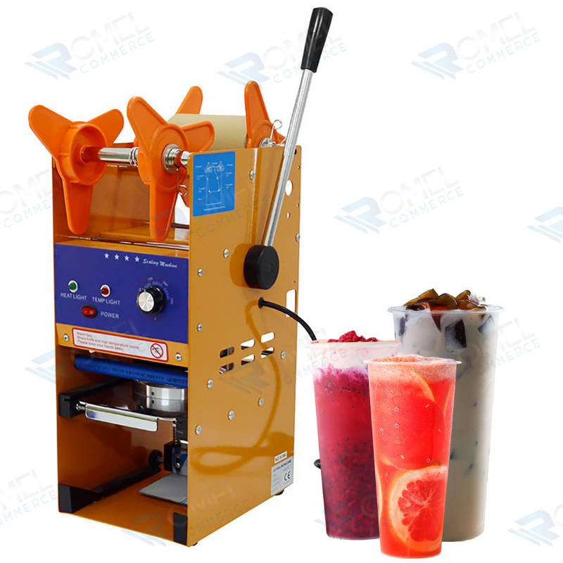 MÁQUINA DE SELLADO MANUAL PARA VASOS DE BEBIDAS