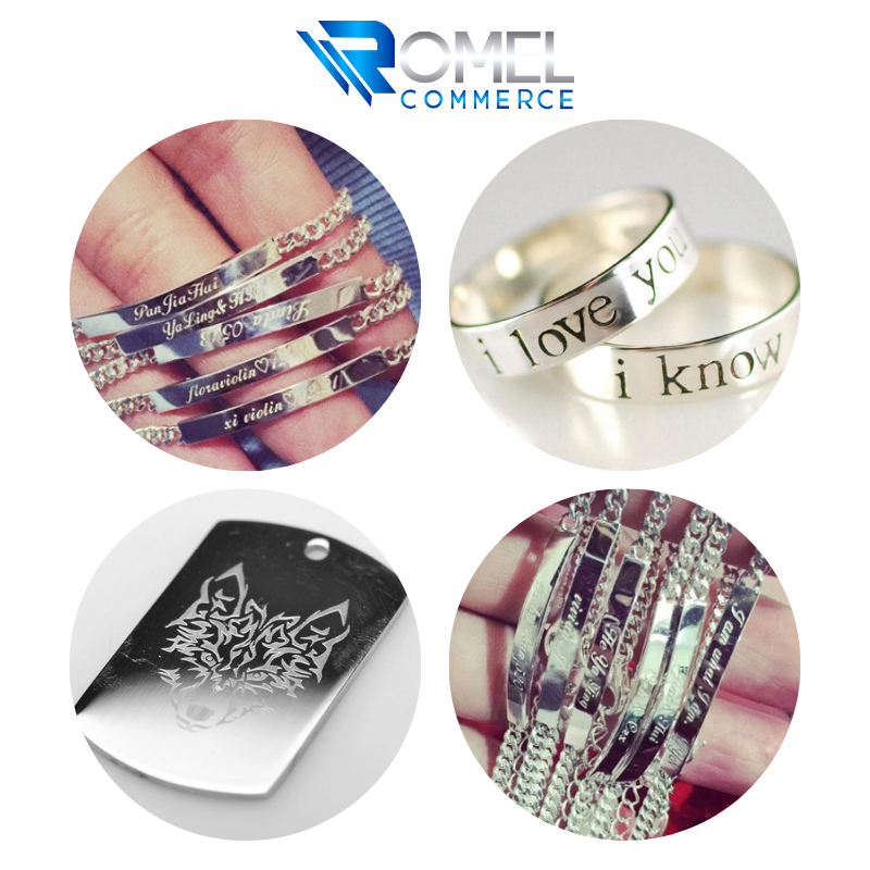 Grabador de joyería para anillos, esclavas, etc.