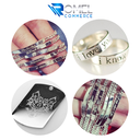 Grabador de joyería para anillos, esclavas, etc.