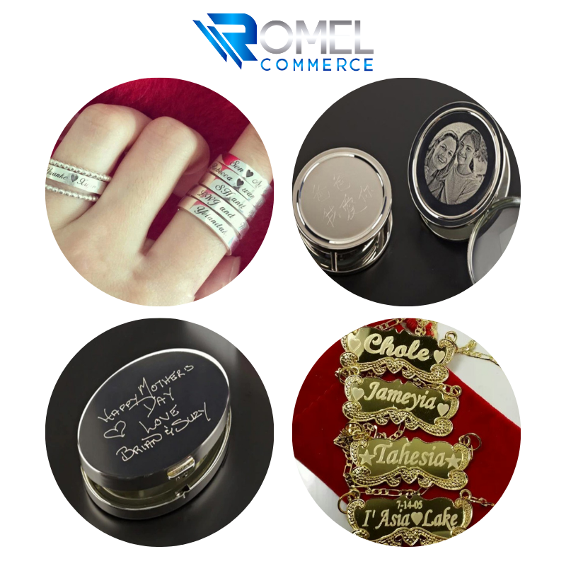 Grabador de joyería para anillos, esclavas, etc.