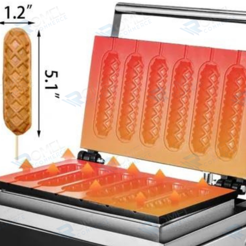 MAQUINA DE BANDERILLAS PARA HOT DOGS WAFFLEADOS