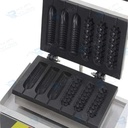 MAQUINA DE BANDERILLAS PARA HOT DOGS WAFFLEADOS CON DOS ESTILOS
