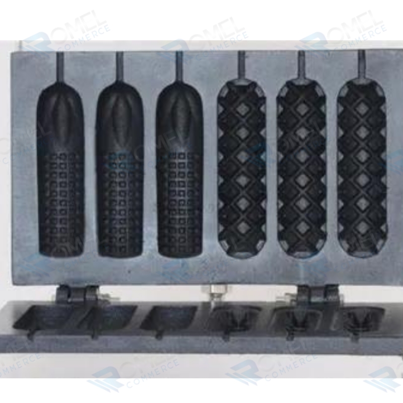 MAQUINA DE BANDERILLAS PARA HOT DOGS WAFFLEADOS CON DOS ESTILOS