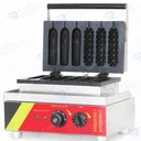 MAQUINA DE BANDERILLAS PARA HOT DOGS WAFFLEADOS CON DOS ESTILOS