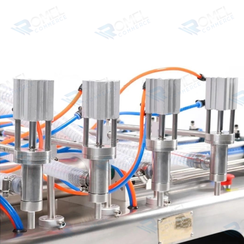 LLENADORA SEMIAUTOMATICA DE LIQUIDOS POR SUCCION  4 BOQUILAS DE 5 A 50ML Ó 10 A 100ML