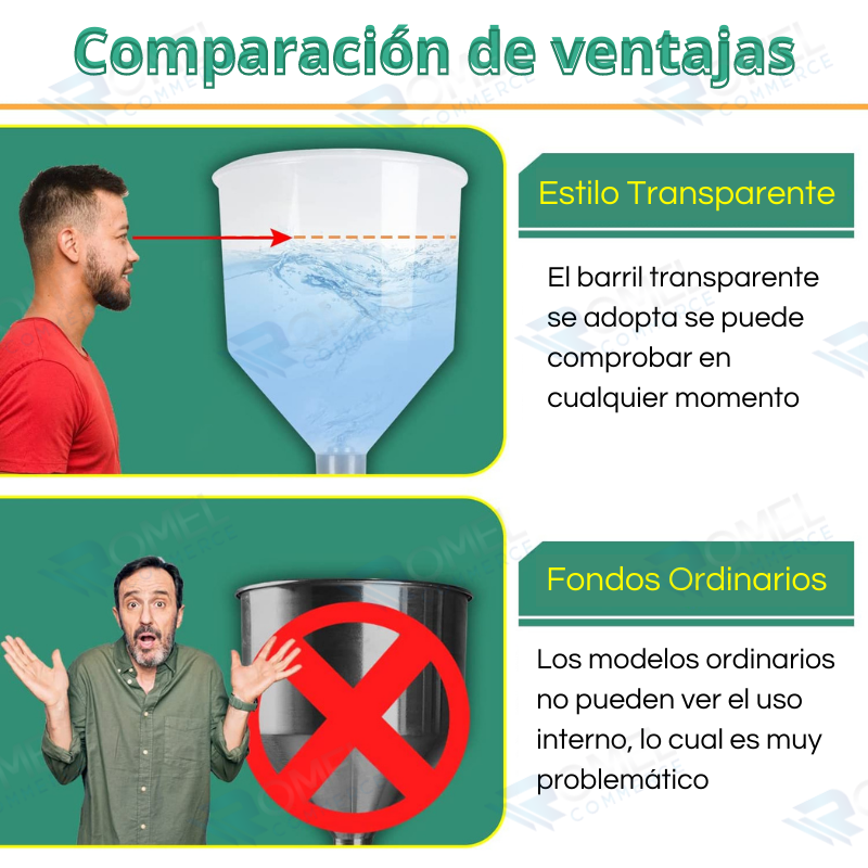 LLENADORA DE VISCOSOS DE 5 50ML TOLVA TRANSPARENTE