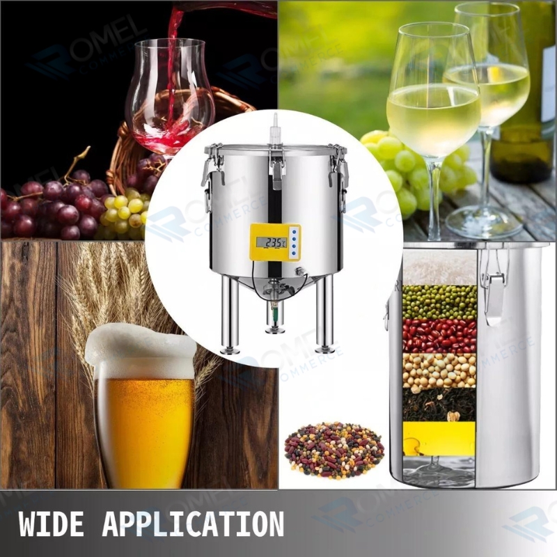 FERMENTADOR DE CERVEZA, VINO GRADO ALIMENTICIO 50 LITROS