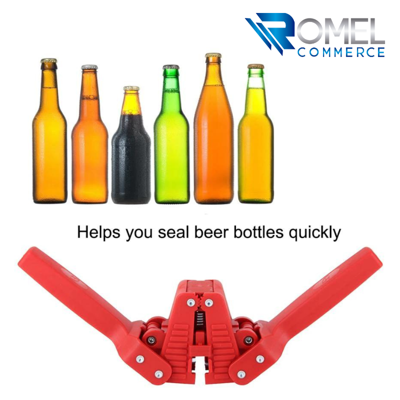 Taponadora de corcholatas manual para botellas de vidrio