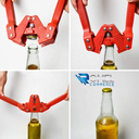 Taponadora de corcholatas manual para botellas de vidrio