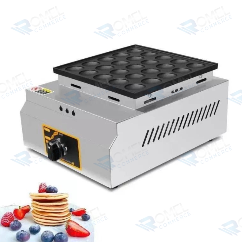 MÁQUINA PARA MINI HOTCAKES DE GAS COMERCIAL 25PZ