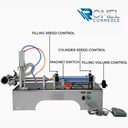 Llenadora de líquidos por succión de 100 a 1000ml semiautomática