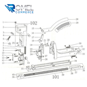 Engrapadora manual para caja de cartón de 1- 3/8