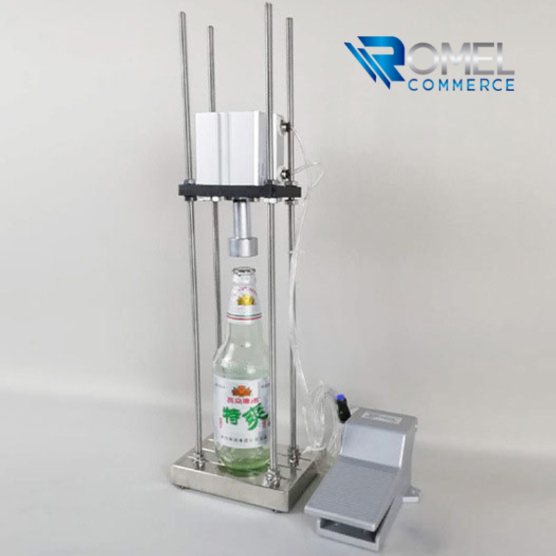 MAQUINA SELLADORA DE CORCHOLATAS SEMIAUTOMATICA