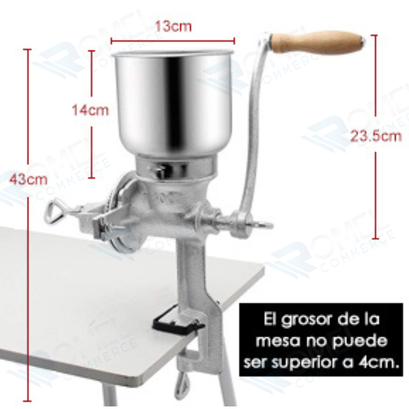 MOLINO MANUAL PARA SEMILLAS TRITURADO DE CACAHUATE