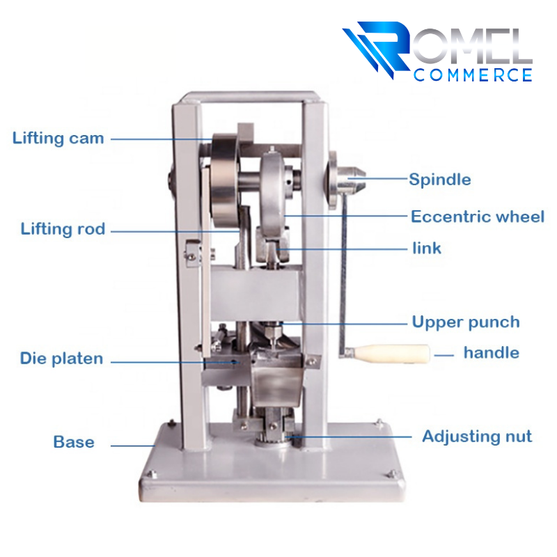 Maquina manual de comprimidos mod. TDP0 hasta 10mm
