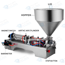 LLENADORA DE VISCOSOS SEMIAUTOMATICA DE 100 A 1000ML