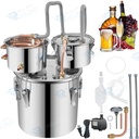 DESTILADOR DE AGUA Y ALCOHOL, VINO, ACEITE ESENCIAL,  3 GAL / 12 L